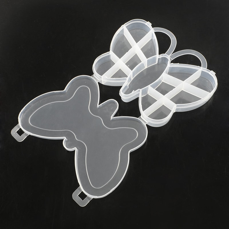 Caja organizadora mariposa con divisiones no extraíbles / unidad2