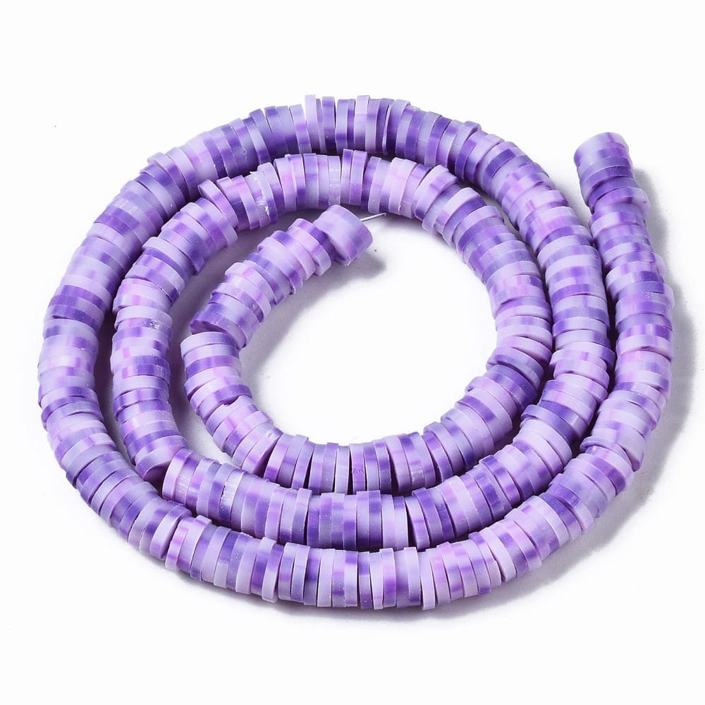 Sarta cuentas disco arcilla polimérica fimo 3-4 mm / tira1