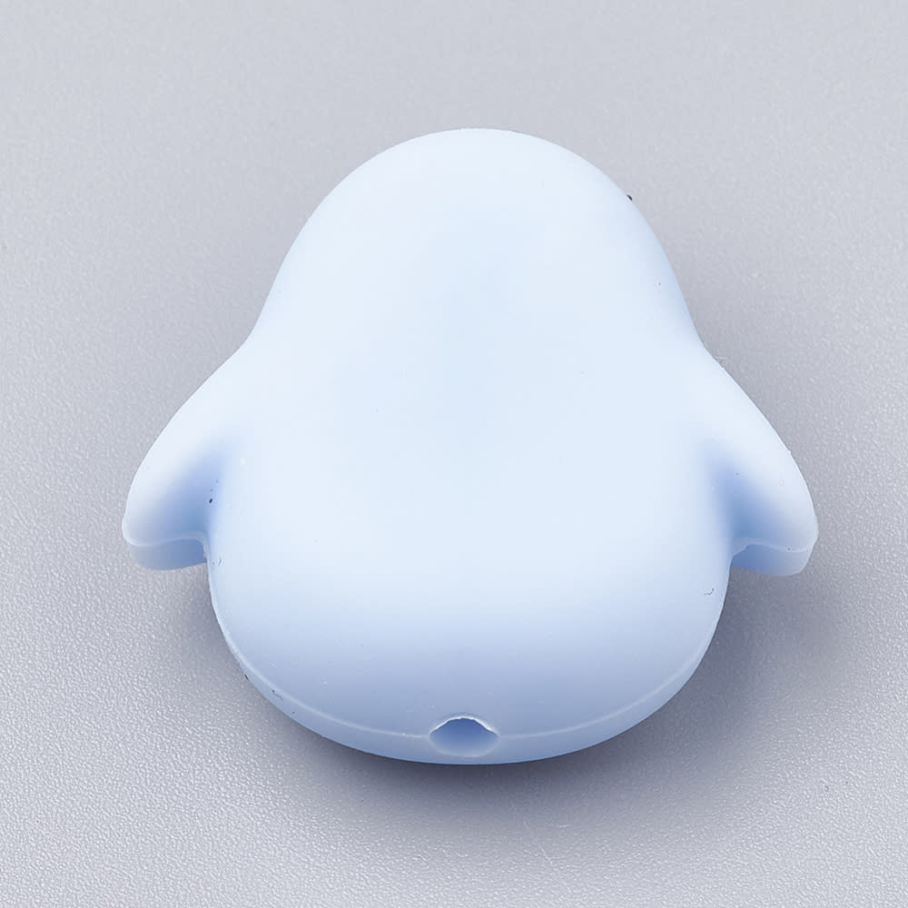 Mordedor pasador silicona pingüino bebé portachupete / unidad4