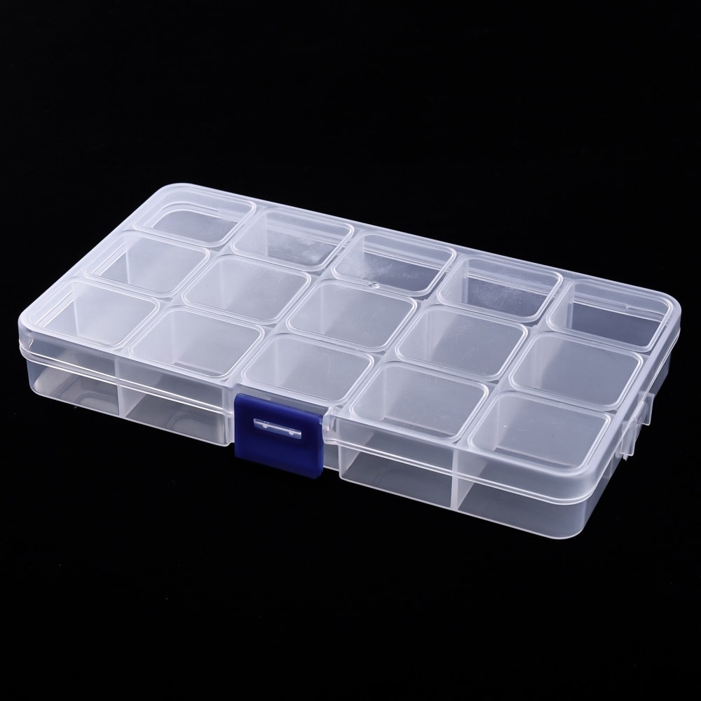 Caja organizadora 15 divisiones no extraíble 17.5x10cm / unidad3