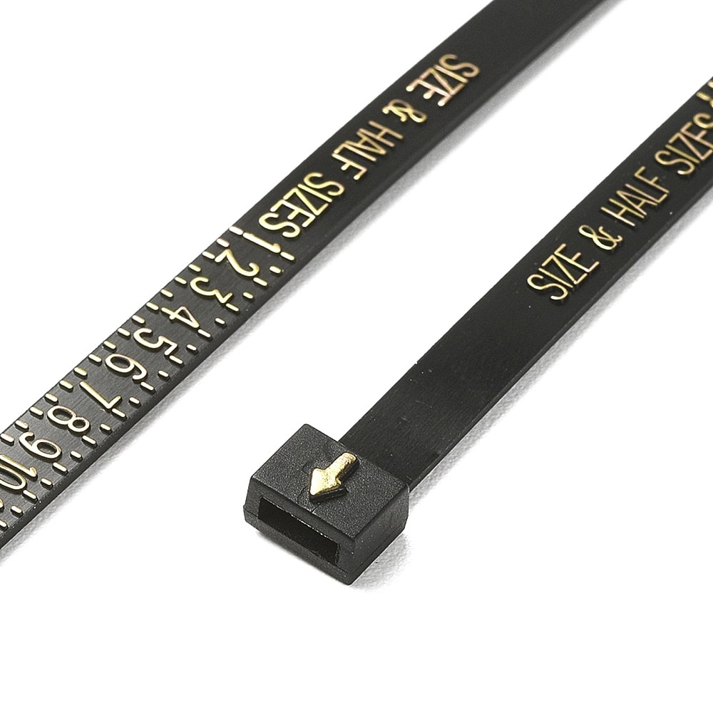 Medidor plástico de dedos para anillos  joyería / unidad10