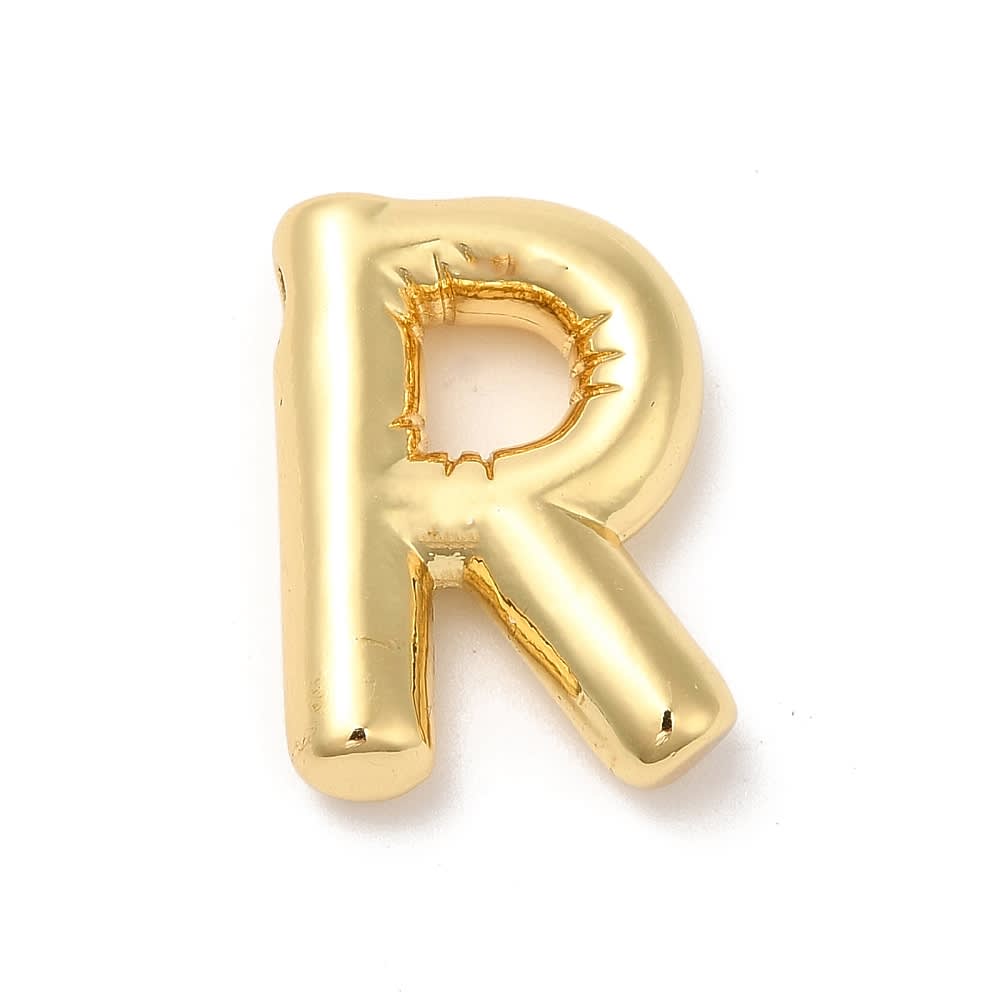 Maxi Letras globo pasadoras abecedario baño de oro / unidad24