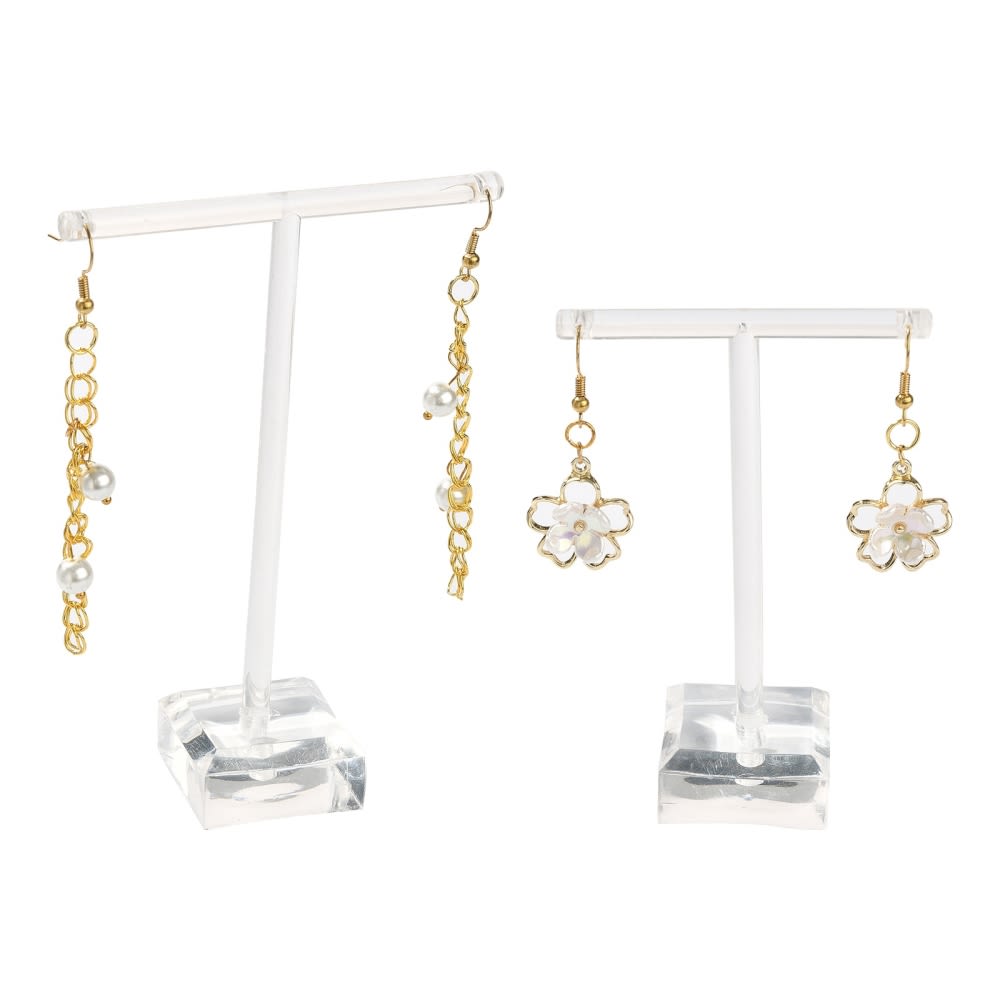 Exhibidor aros zarcillos pendientes acrílico transparente / unidad1