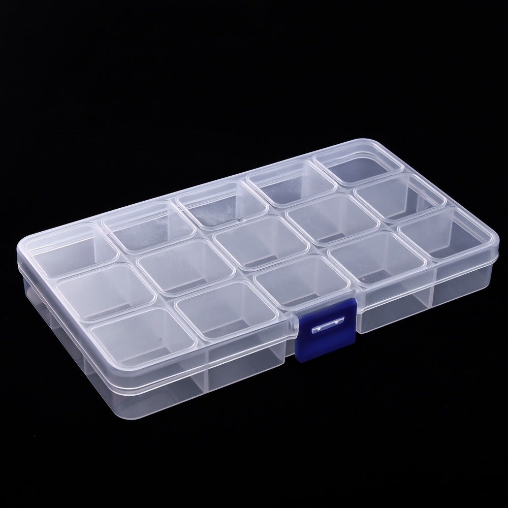 Caja organizadora 15 divisiones no extraíble 17.5x10cm / unidad4
