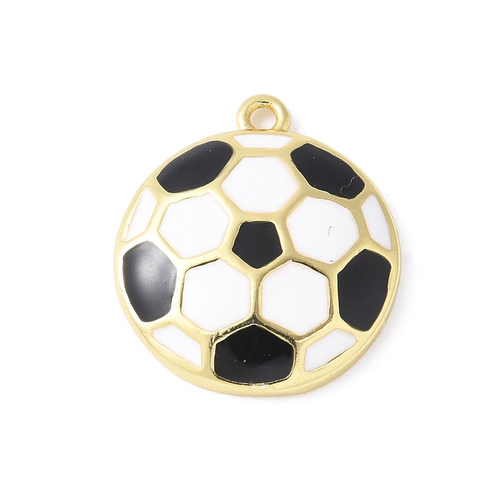 Dije colgante esmaltado deporte futbol béisbol básquet baño oro / unidad4