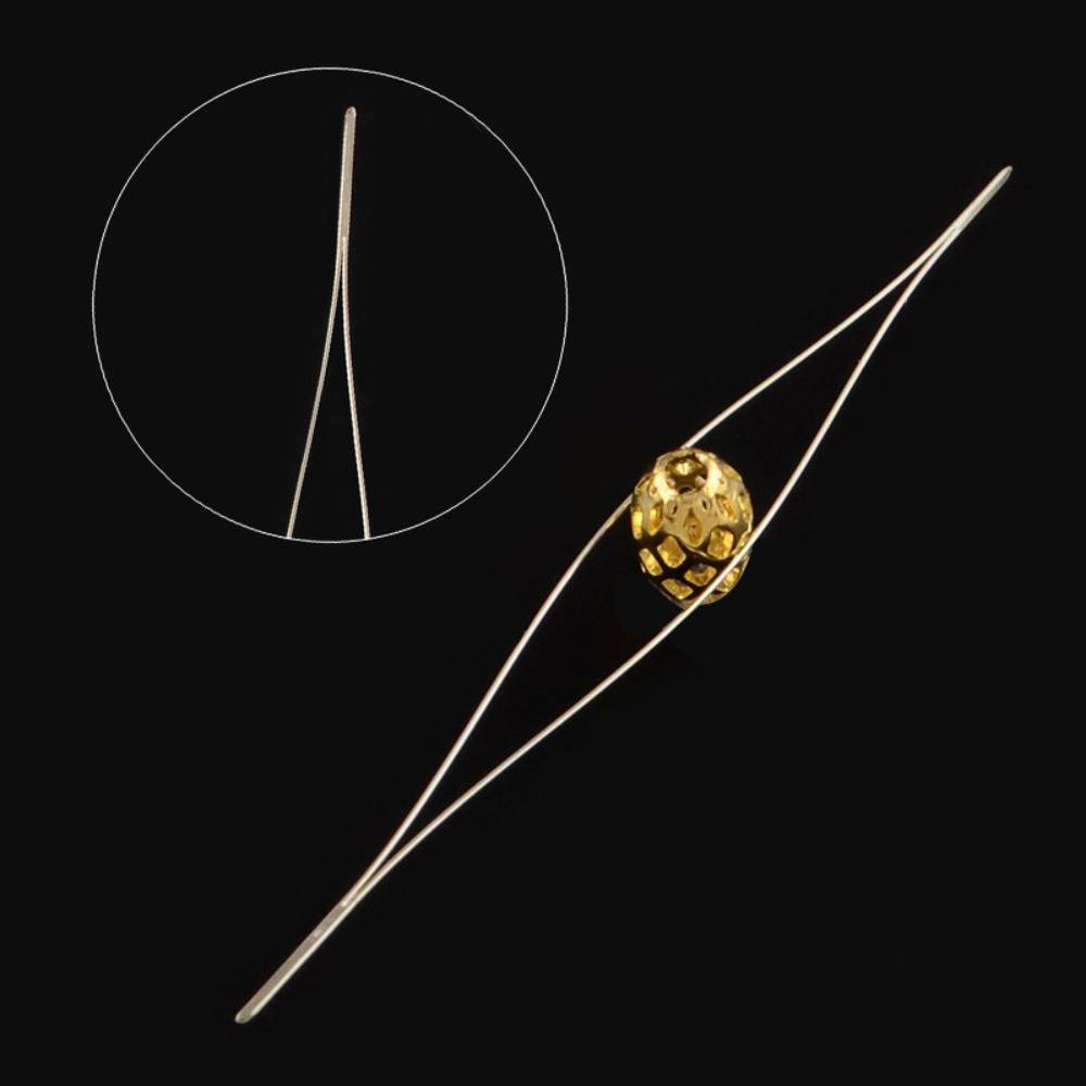 Aguja Tejer Cuentas Miyuki Mostacilla Big Eye Beading Needle / unidad4