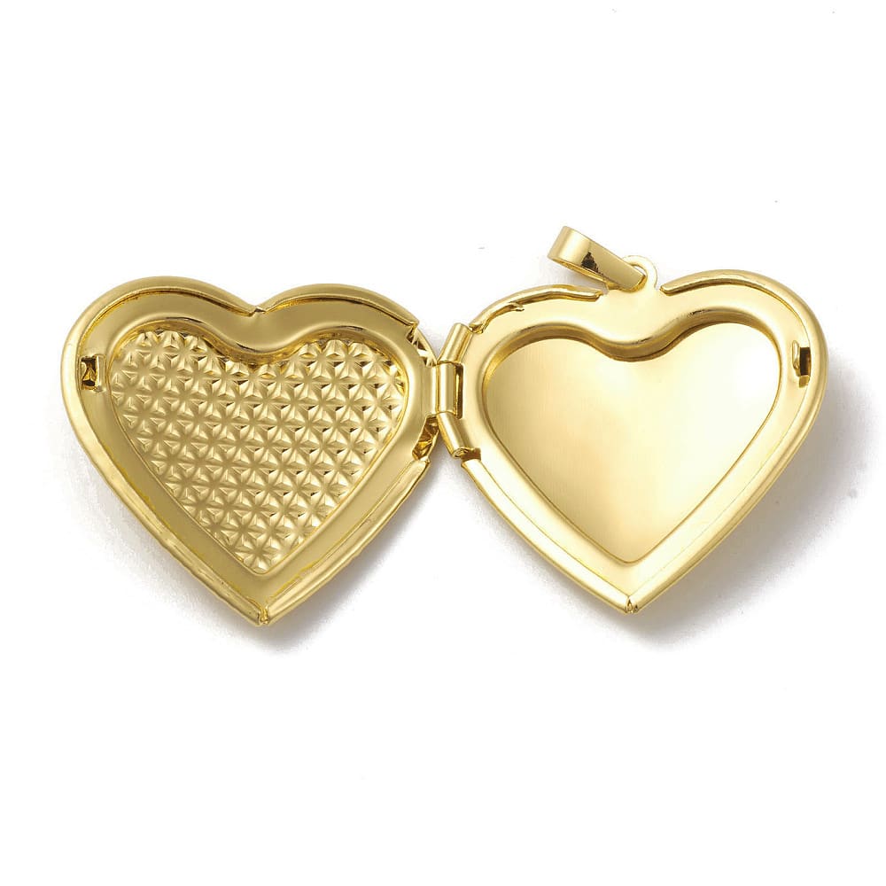 Relicario foto portafoto locket corazón textura / unidad3