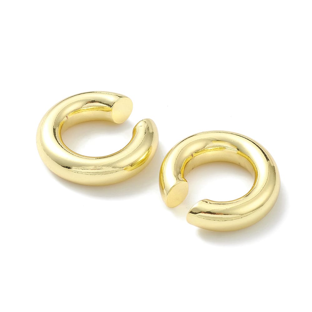 Ear cuff solitarios elegante liso grueso chunky 28 mm / unidad1