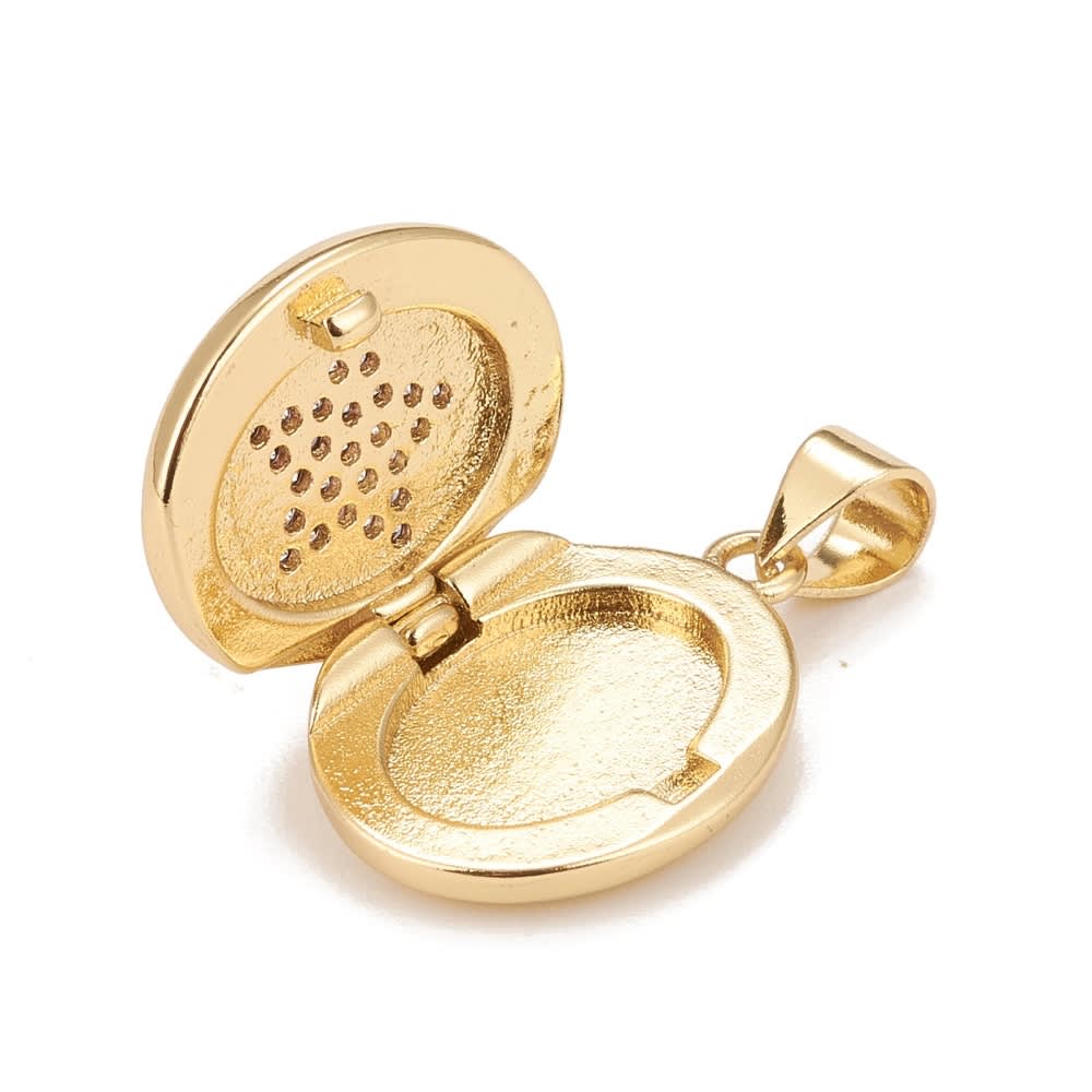 Relicario foto portafoto Corazón estrella Zircón / unidad5