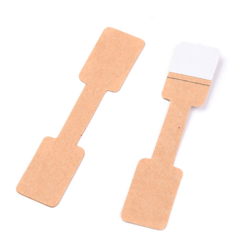 Etiqueta adhesiva rectangular para precio de papel / 100 uds5