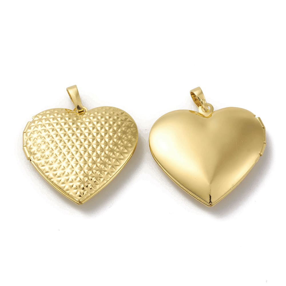 Relicario foto portafoto locket corazón textura / unidad2