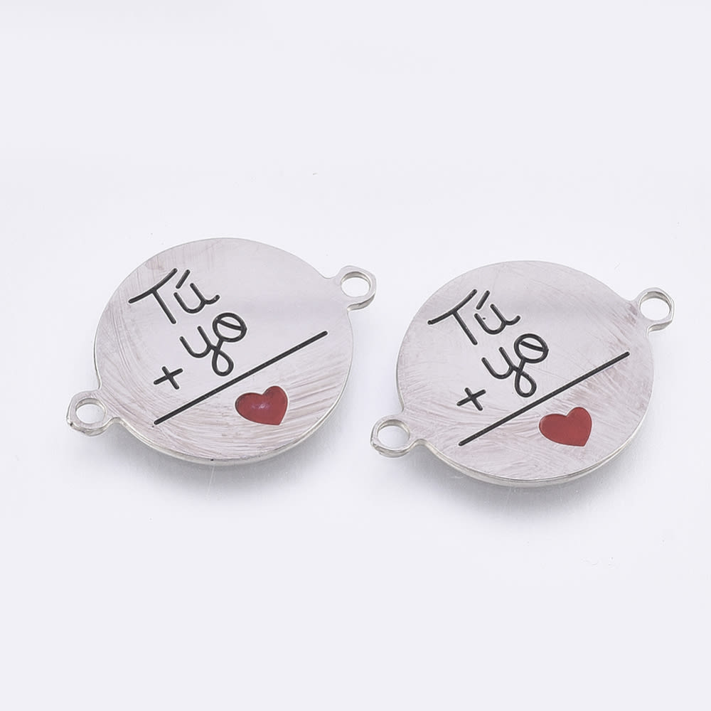 Dije conector mensaje novios tu y yo acero / unidad1