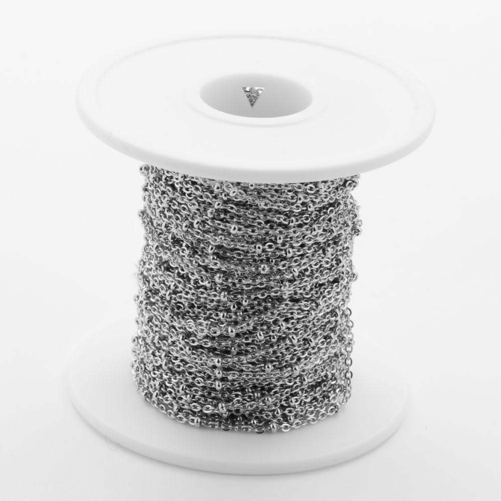 Cadena con balines acero dorado plateado / metro4