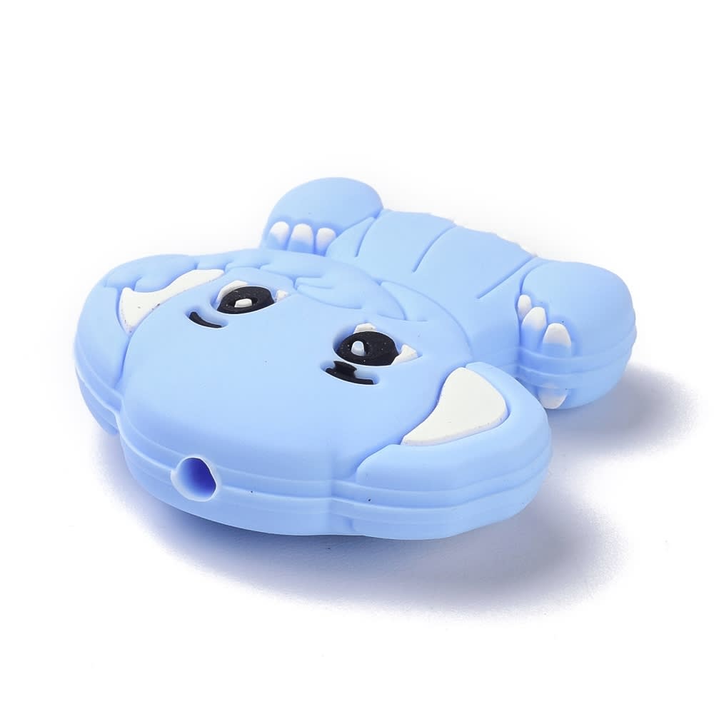 Mordedor pasador silicona elefante bebé portachupete / unidad3