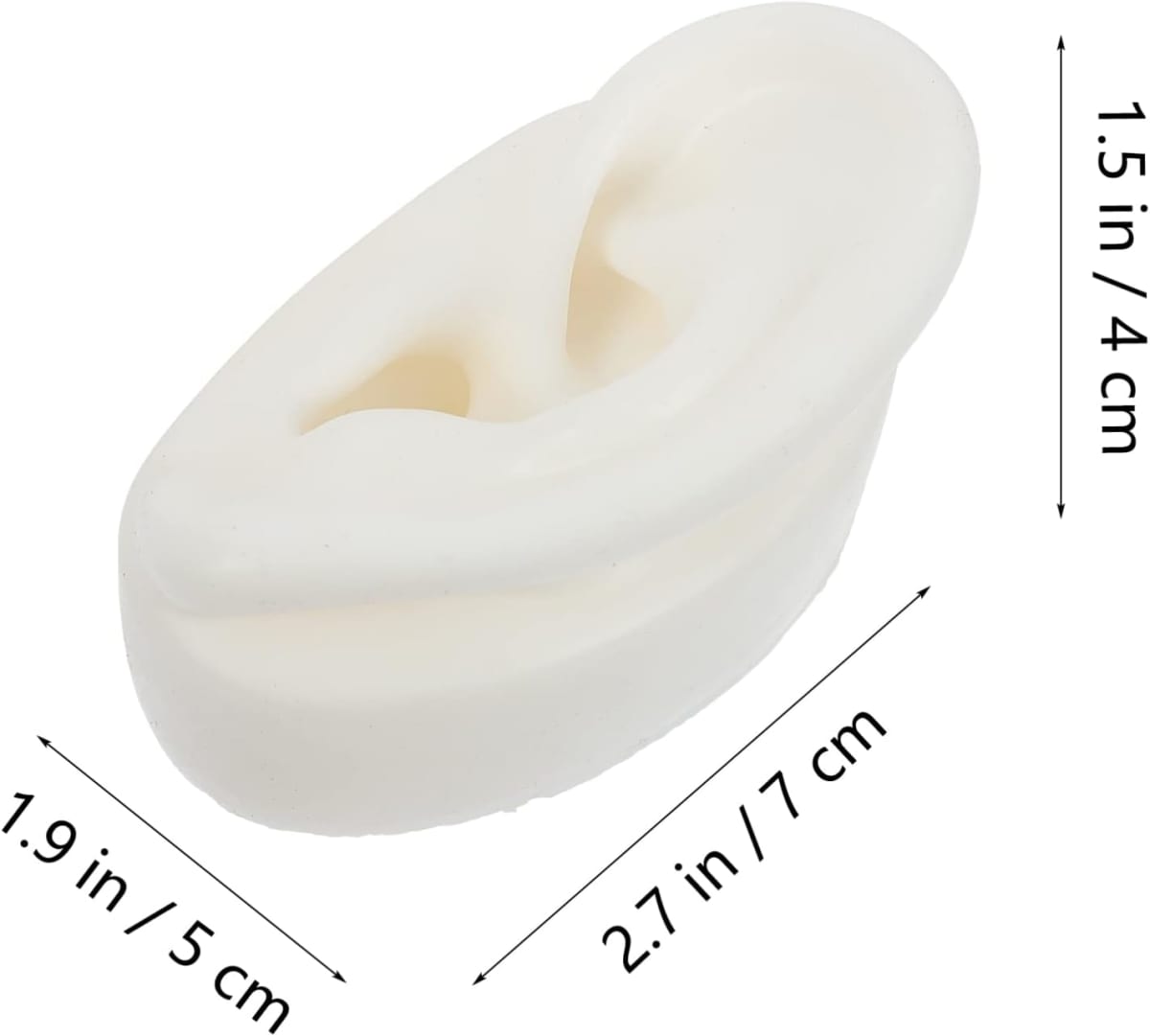 Exhibidor mostrario oreja aros ear cuff de silicona / unidad2
