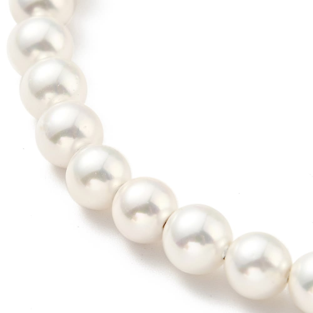 Pulsera ajustable de perlas 6 mm y baño de oro / unidad4