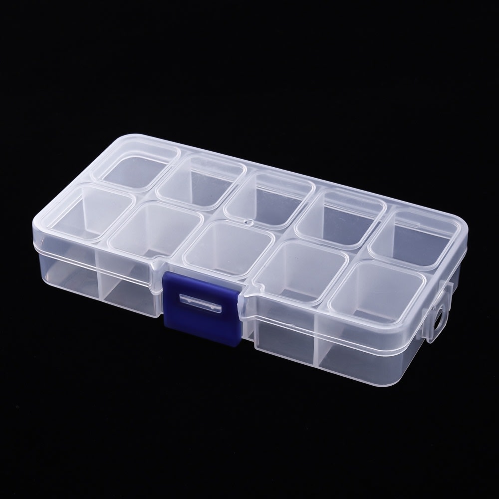 Caja organizadora 10 divisiones no extraíble 13x6.5cm / unidad3