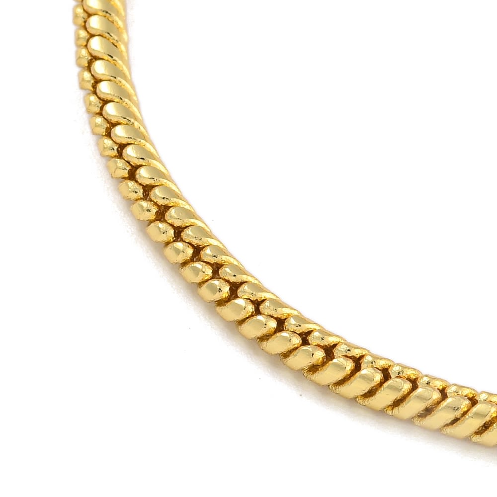 Base de pulsera estilo europeo ajustable baño de oro 18 K / unidad2