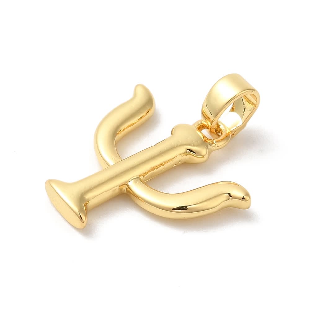 Dije colgante símbolo psicología psicólogo 16 mm baño de oro / unidad2