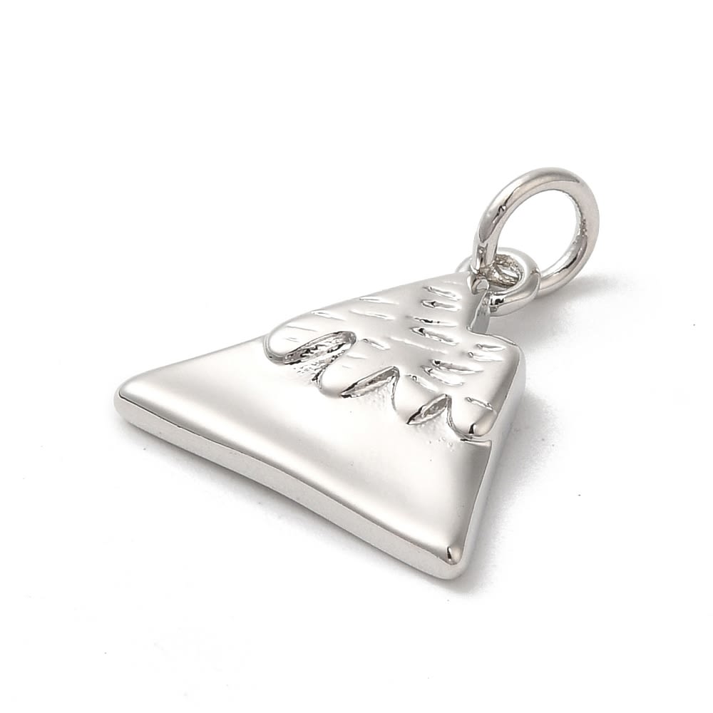 Dije colgante montaña cordillera 17 mm latón / unidad2