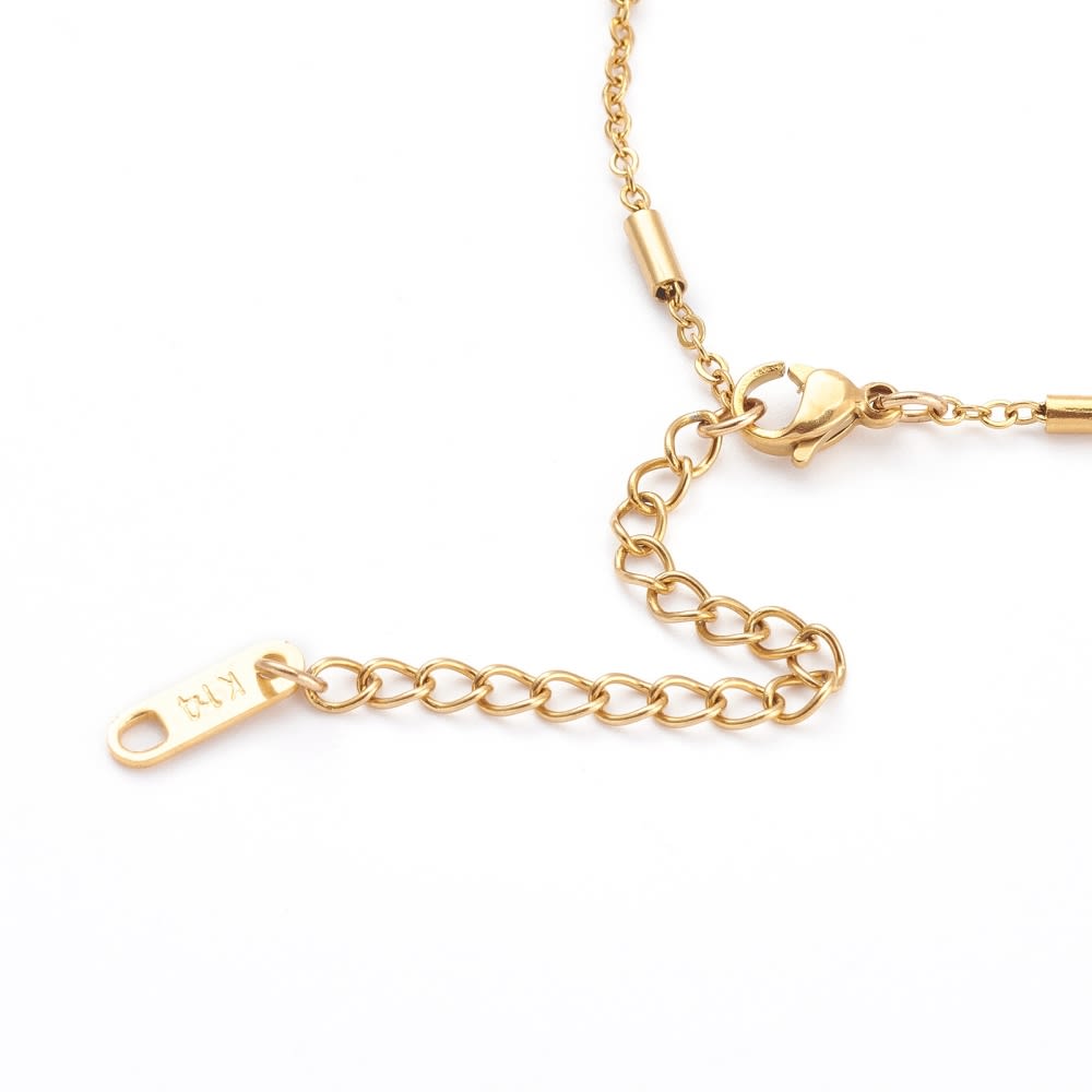 Tobillera con cadena de eslabones y tubo acero / unidad3