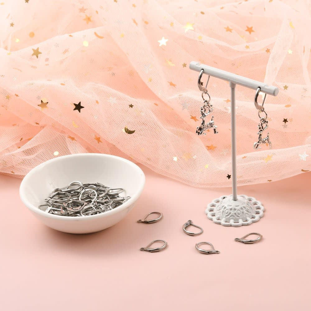 Base de aros catalán ovalada simple acero / par5