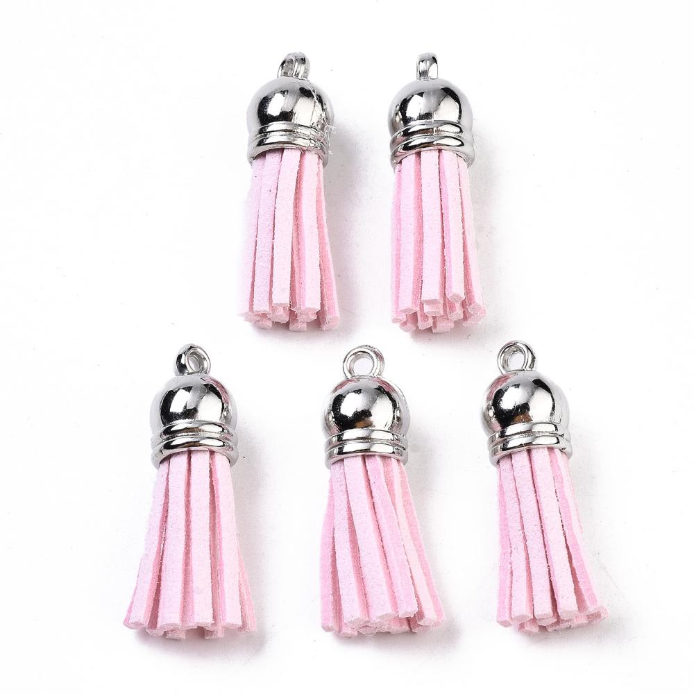 Dije colgante borla de gamuza souvenir / 10 uds2