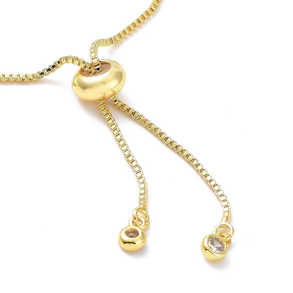 Pulsera ajustable balines baño de oro / unidad9