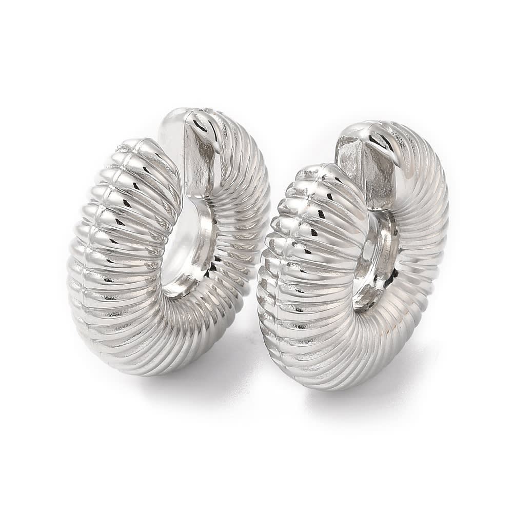 Ear cuff solitarios elegante grueso calado chunky / unidad1