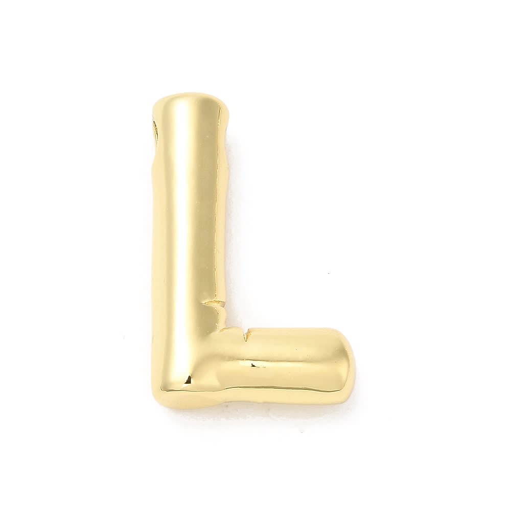 Maxi Letras globo pasadoras abecedario baño de oro / unidad17