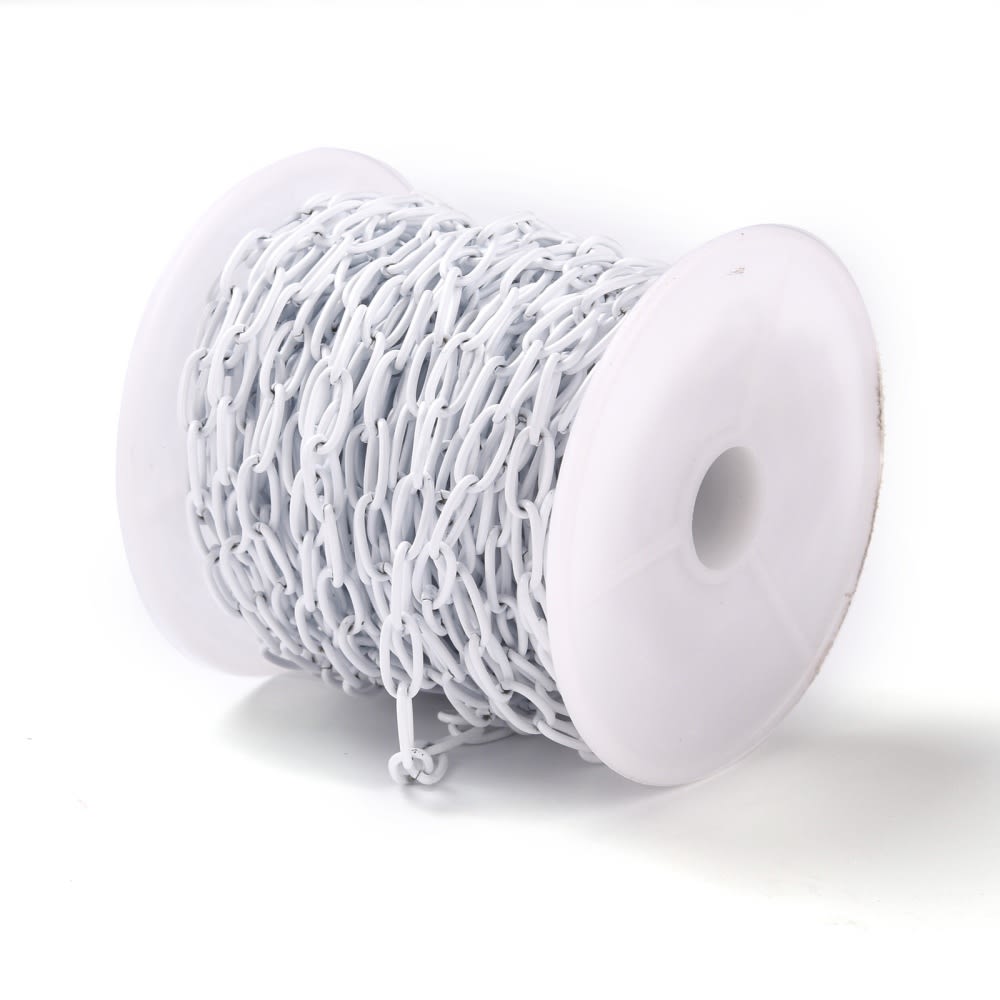 Cadena eslabón clip esmaltado colores latón / metro8