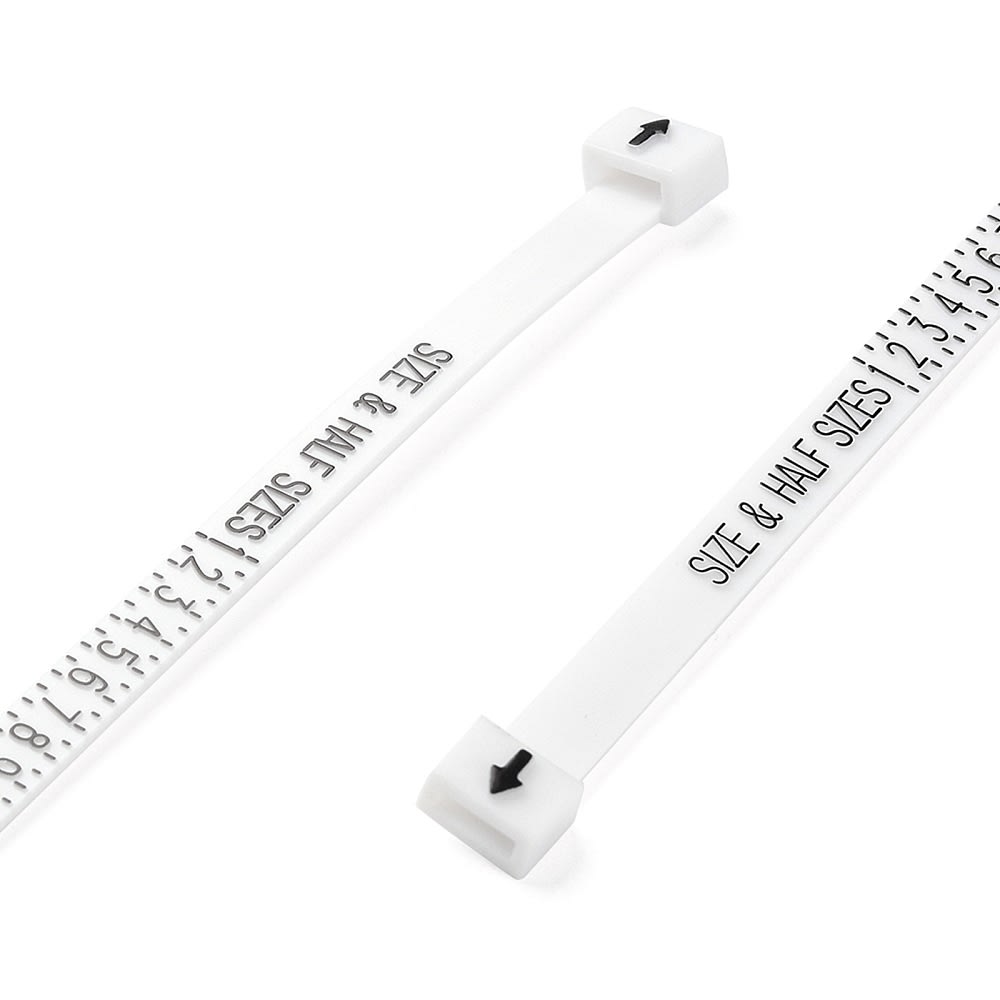 Medidor plástico de dedos para anillos  joyería / unidad5