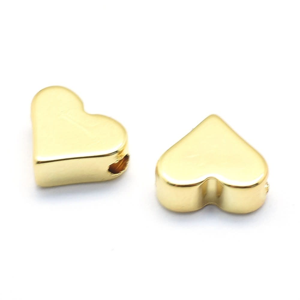 Pasadores corazón estrella cruz corona flor luna dorado / unidad16