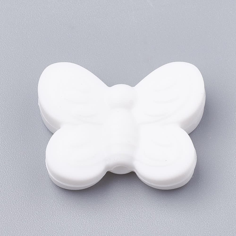 Mordedor silicona mariposa bebé portachupete / unidad4