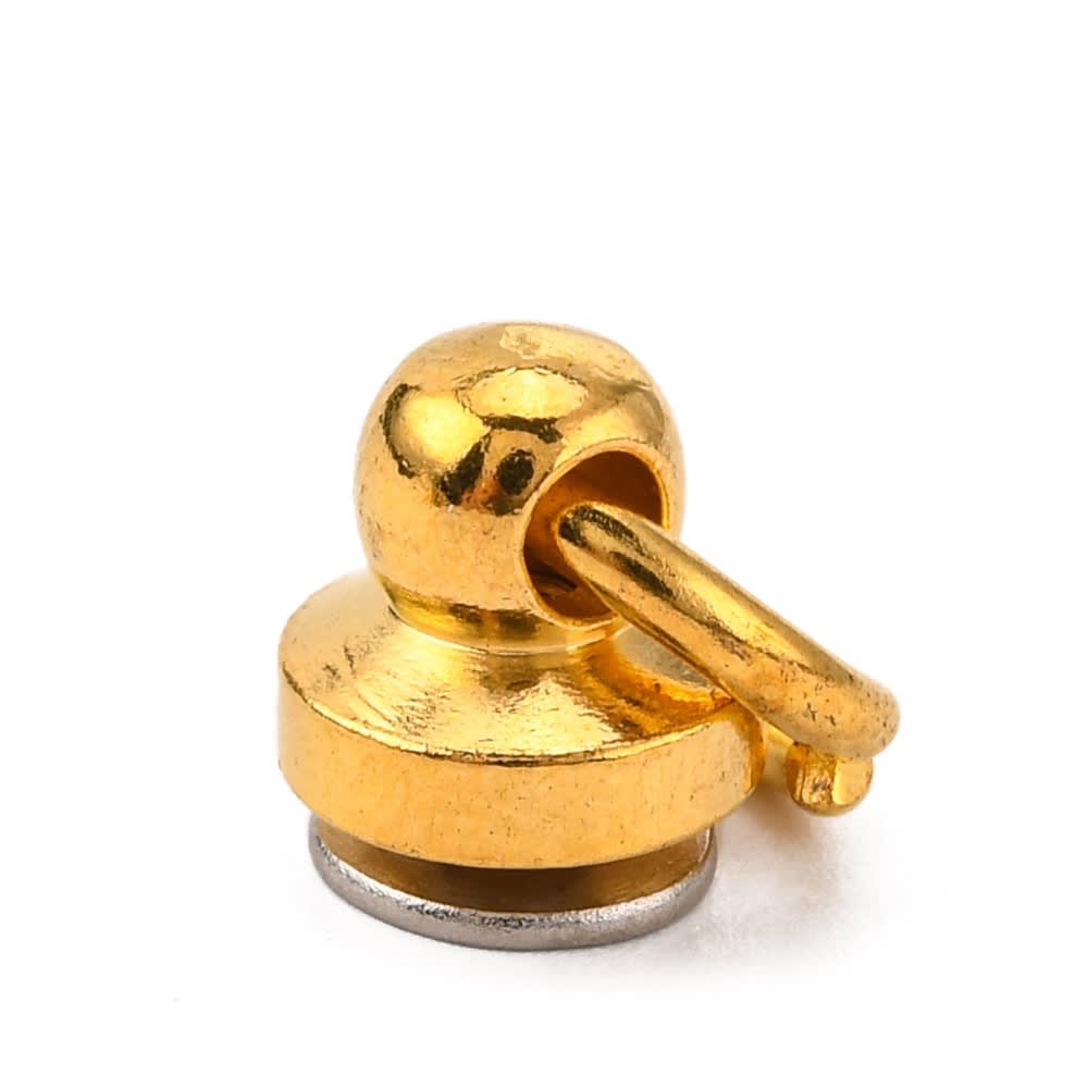 Pin con tornillo enroscable + argolla / par4