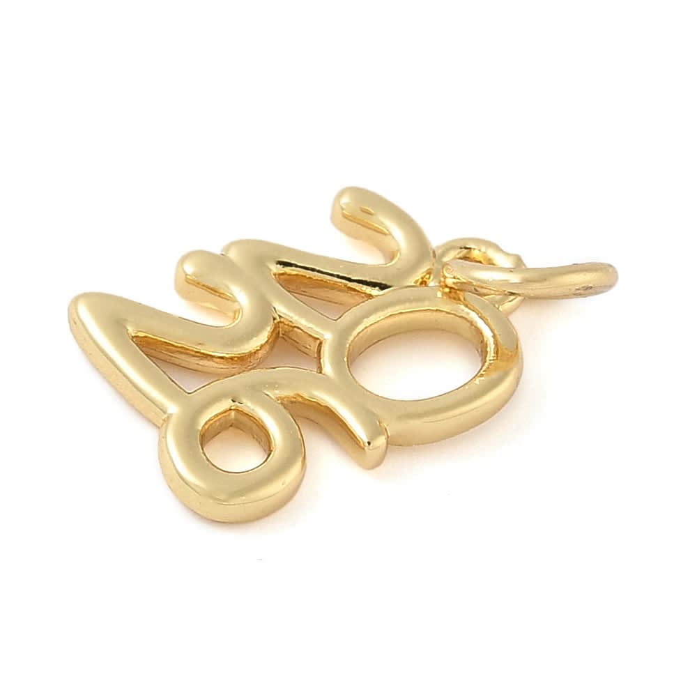 Dije colgante nuevo año 2026 baño de oro / unidad2