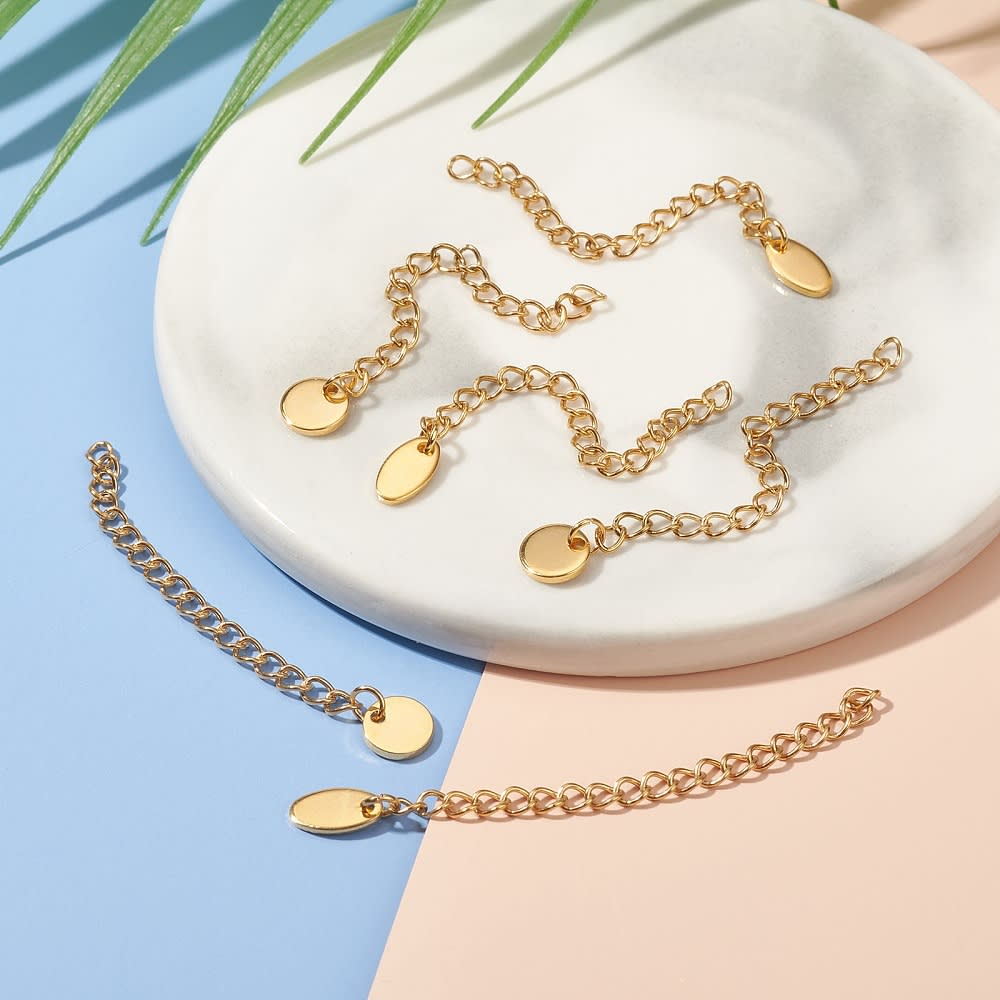 Cadena extensión alargador 5 a 6 cm acero / unidad5