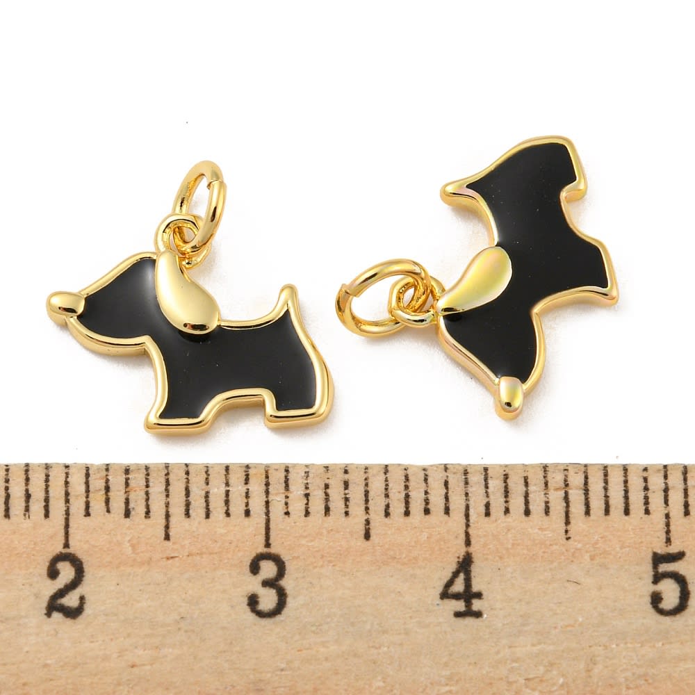 Dije esmaltado perro mascota dog lover / unidad4