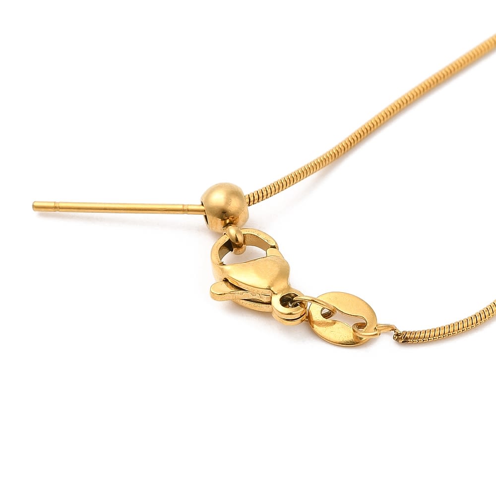 Cadena armada tejido serpiente acero ajustable  / unidad5