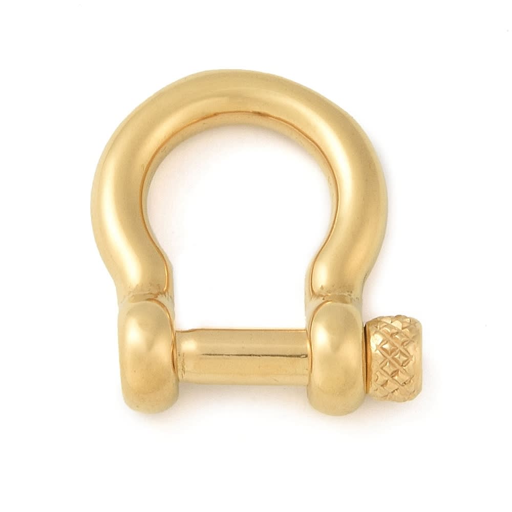 Dije conector grillete caballo 24 mm acero / unidad3