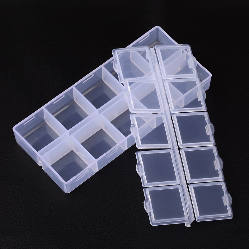 Caja organizadora 10 divisiones no extraíble 13x6cm / unidad4