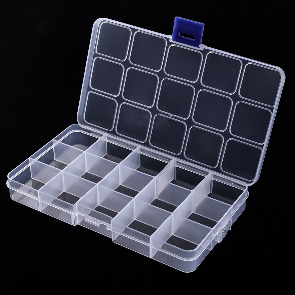 Caja organizadora 15 divisiones no extraíble 17.5x10cm / unidad2
