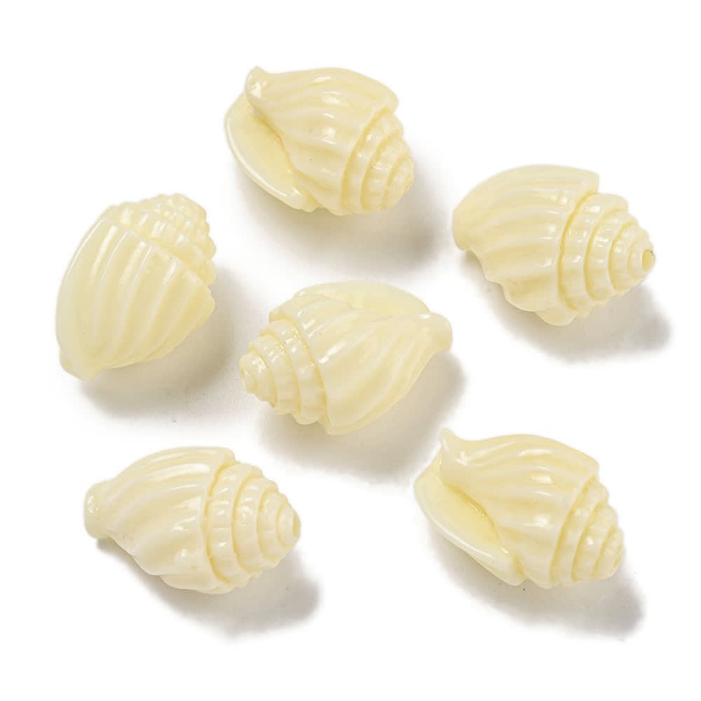 Dije pasador concha de mar caracol espiral / unidad3