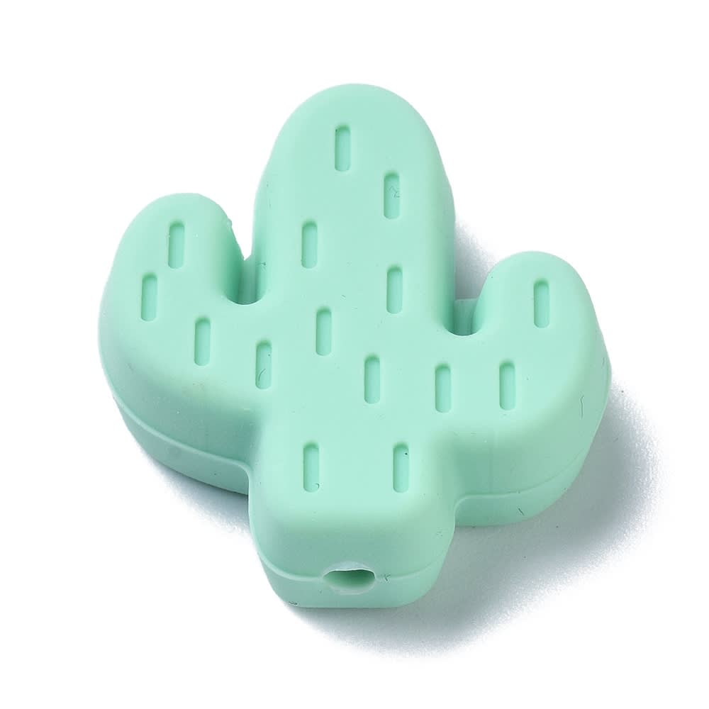 Mordedor silicona cactus bebé portachupete / unidad8