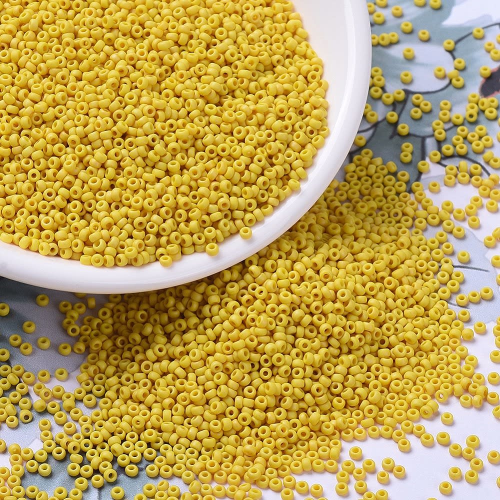 Cuentas mostacilla miyuki rocalla 11/0 mate / gramo7