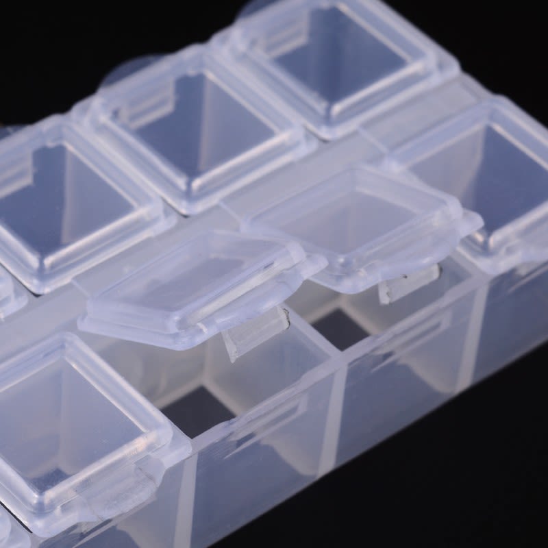Caja organizadora mini 10 divisiones no extraíble 9x4.5cm / unidad4