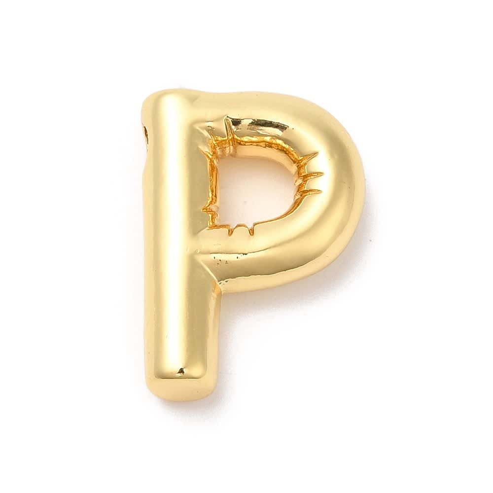 Maxi Letras globo pasadoras abecedario baño de oro / unidad25