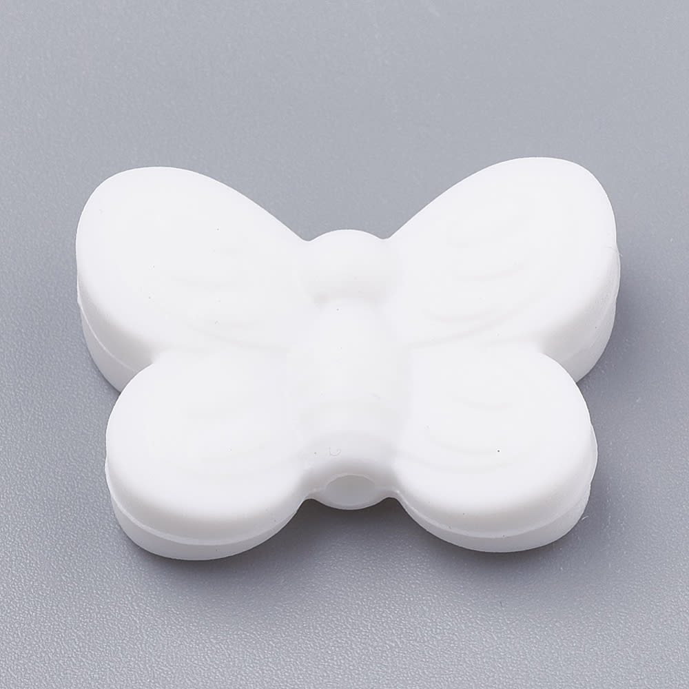 Mordedor silicona mariposa bebé portachupete / unidad3