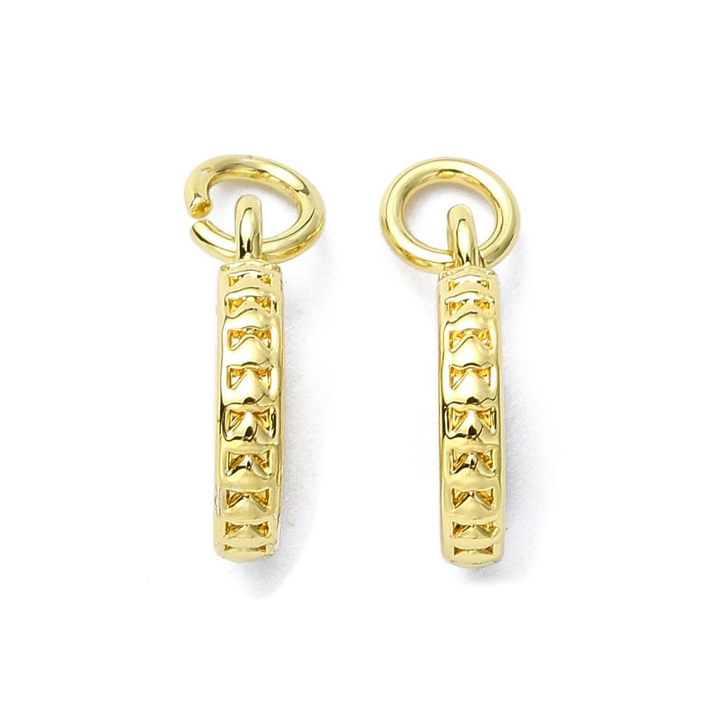 Porta dije baño de oro orificio 13 mm estilo europeo / unidad3