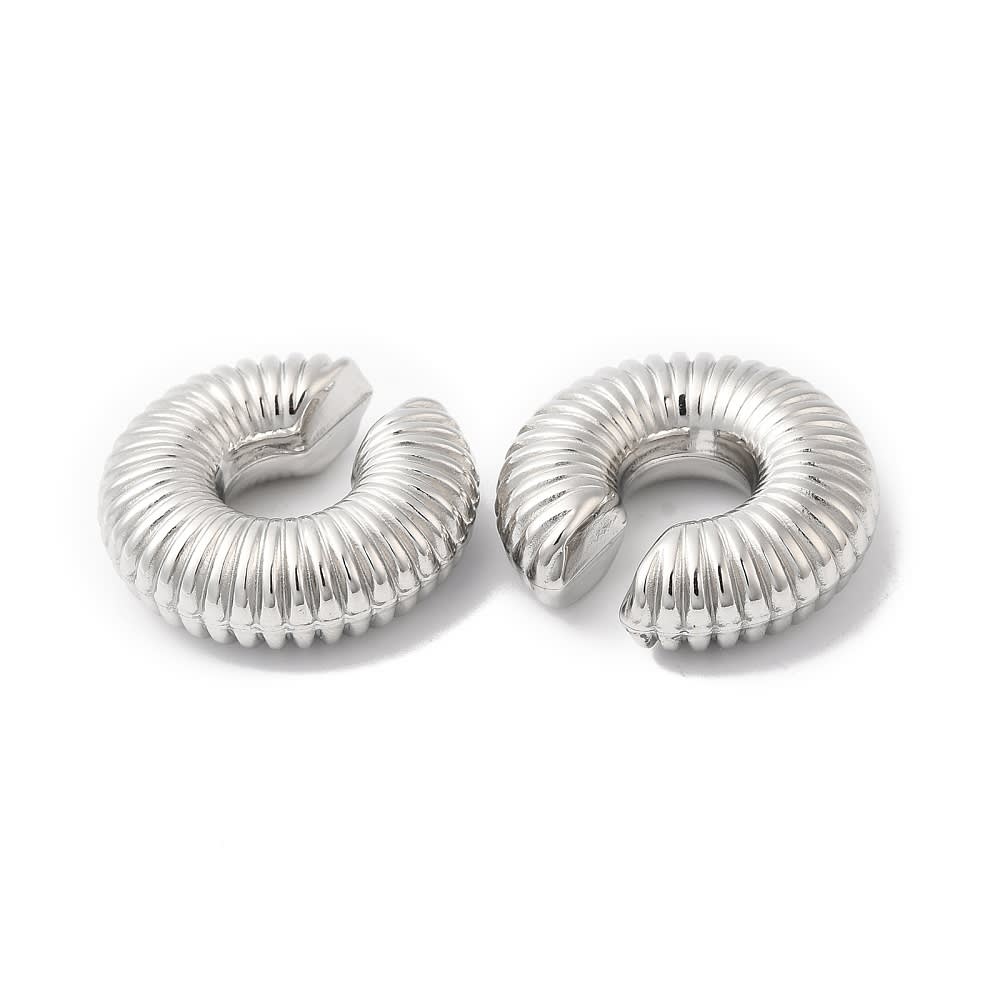 Ear cuff solitarios elegante grueso calado chunky / unidad2